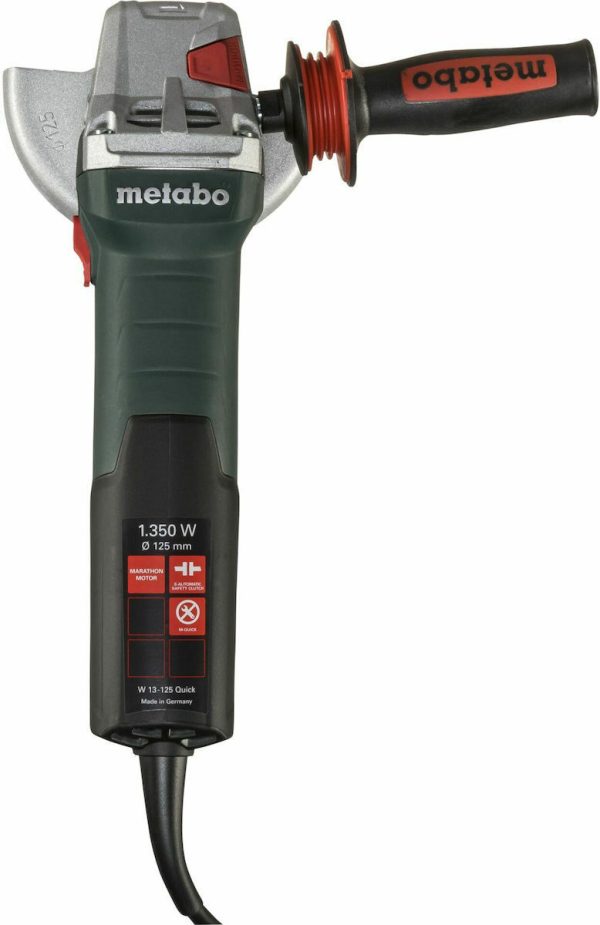 Metabo 1.350 Watt Γωνιακός Τροχός Ø 125 mm W 13-125 Quick