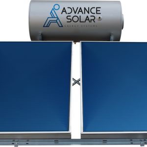 Advance Solar Evo Ηλιακός Θερμοσίφωνας 160 λίτρων Glass Διπλής Ενέργειας με 3τ.μ. Συλλέκτη